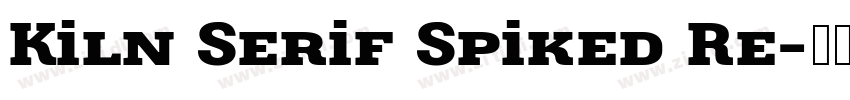 Kiln Serif Spiked Re字体转换
